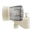 Dura Faucet Single Piece 4 Inch Wall Mount Bisque 