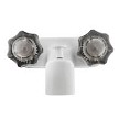 Dura Faucet Single Piece 4 Inch Wall Mount White 