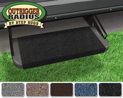 New ProOutrigger RV Step Rug, Black 18" 