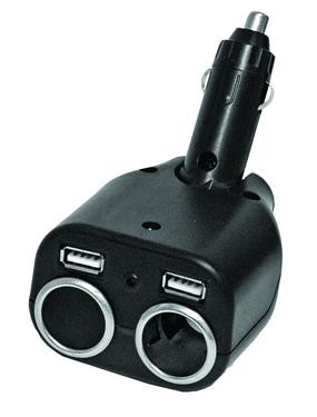 Receptacle Indoor Use Only 12 Volt DC Power Two 12 Volt And 2 USB Ports 