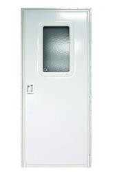 Lippert Components- 24 Inch Width x 68 Inch Height Raidus RV Entry Door 