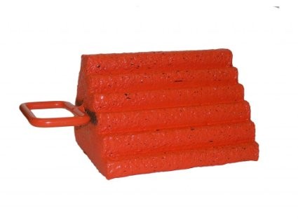 Rumber Lifetime Orange Wheel Chock 7"x8"x5" Heavy Duty 50 Pack 