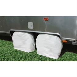 White Vinyl Tire Cover 36-39" 