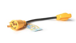 Power Grip Generator Adapter, 4-Prong 30A 