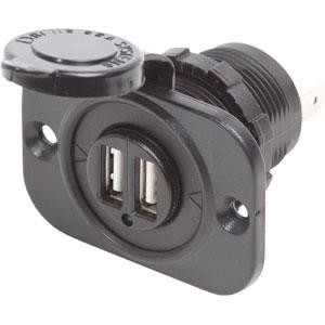 Electical RV Dual USB Charger Socket 