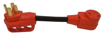  Valterra 50M-30F RV Adapter Cord Mighty Cord 12" 