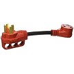  Valterra 50M-30F RV Adapter Cord Mighty Cord 12" 