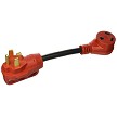  Valterra 50M-30F RV Adapter Cord Mighty Cord 12" 