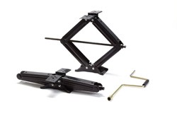 5000 lbs 24" 2 Pack Trailer Scissor Jacks 