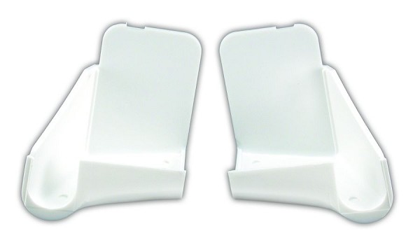 JR Products 389PW-A Drip Rail Gutter Spout 
