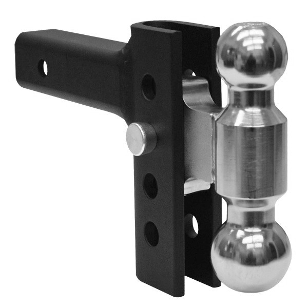 Andersen 4" drop EZ Adjust Hitch 2-1/2" Shank, 2” x 2-5/16” Plated Steel Combo Ball 