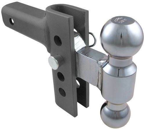 Andersen 4" EZ Adjust Hitch 2” x 2-5/16” Plated Steel Combo Ball 