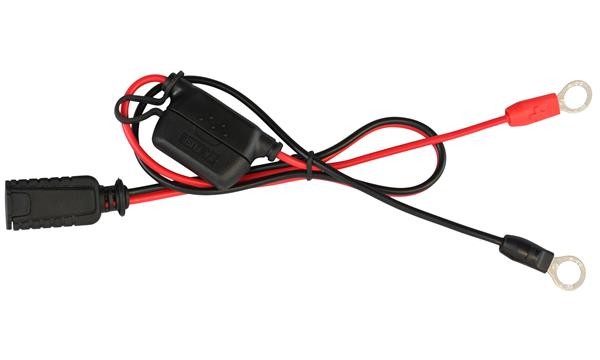 Battery Charger Connector, Fits Noco Genius Battery Charger Part Numbers G750\ G72000, 3/8 Inch XL Eyelet Terminal Connector, With Built In Fuse Protection 