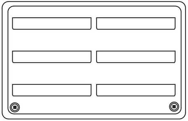 RV Dometic Refrigerator Vent Access Panel 3109492.004 Side Vent Black 