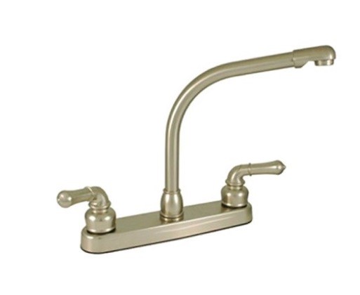 Empire Brass Nickel 8" Kitchen Faucet Hi-Rise Spout 