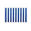 Reversible Stripe Awning Leisure Mat, Blue 6'x9' 