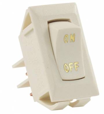 On/Off Switch Ivory, 12V 
