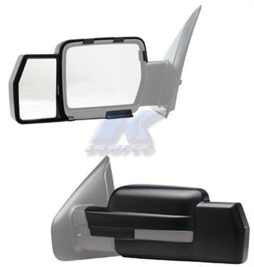 Exterior Towing Mirror, Snap On, 4-5/8 Inch x 6 Inch, Ford F150 2009 to 20014 