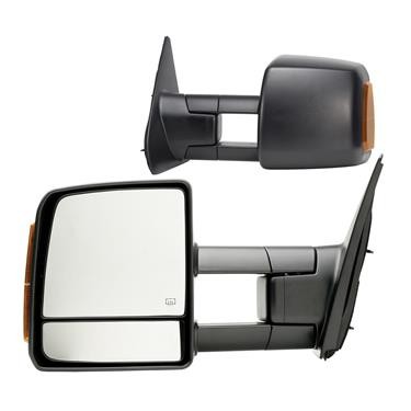 Exterior Towing Mirror, OEM Replacement, 10 Inch x 9 Inch Including A Lower Spot Mirror,Toyota tundra 2007 Up, Sequoia 2008 Up 