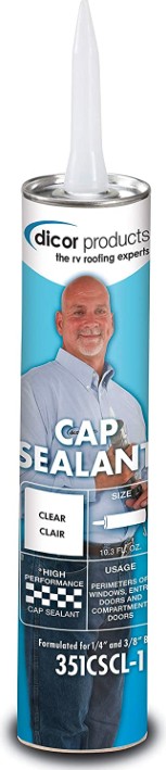 Dicor Cap Sealant 10-oz Tube Clear 351CSCL-1 