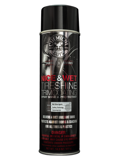 Nice and Wet Tire Shine Protective Coating 