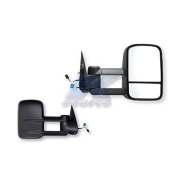 Exterior Towing Mirror, Black, set of Two 