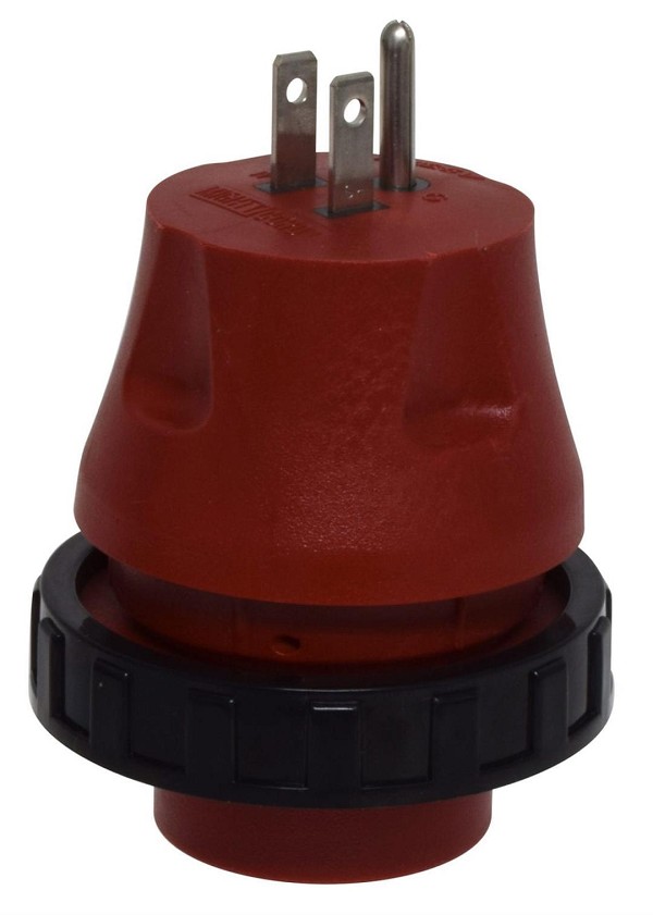 Detachable RV Adapter Plug 15amp M - 30amp F 